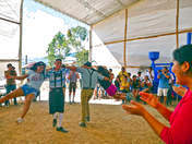 Baile típico tirolés en Oxapampa